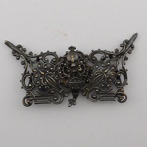 Vintage Silver Nurses Belt Buckle